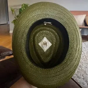 Vintage Knox New York olive green hat Montego planter Vintage 1960s Knox Miniature Fedora Hat & Hat Box Salesman  main image 3